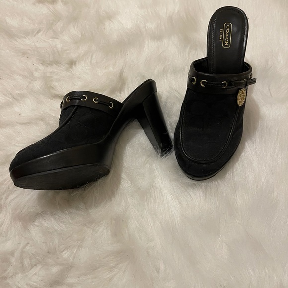 Gently used Coach clogs - Picture 2 of 4